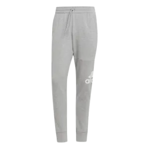 Adidas Essentials French Terry Tapered Cuff Logo Pant - Mens - Grey