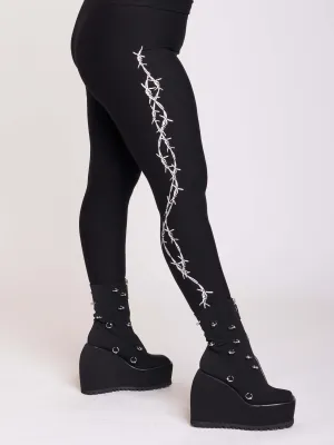 Barbed wire Legging