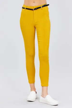 Bengaline Belted Pants