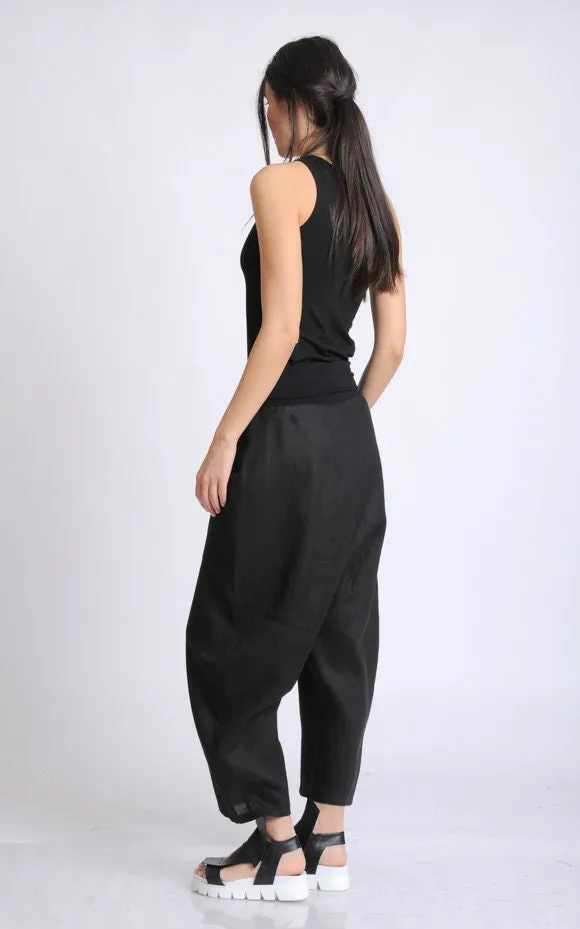 Black Minimalist Pants