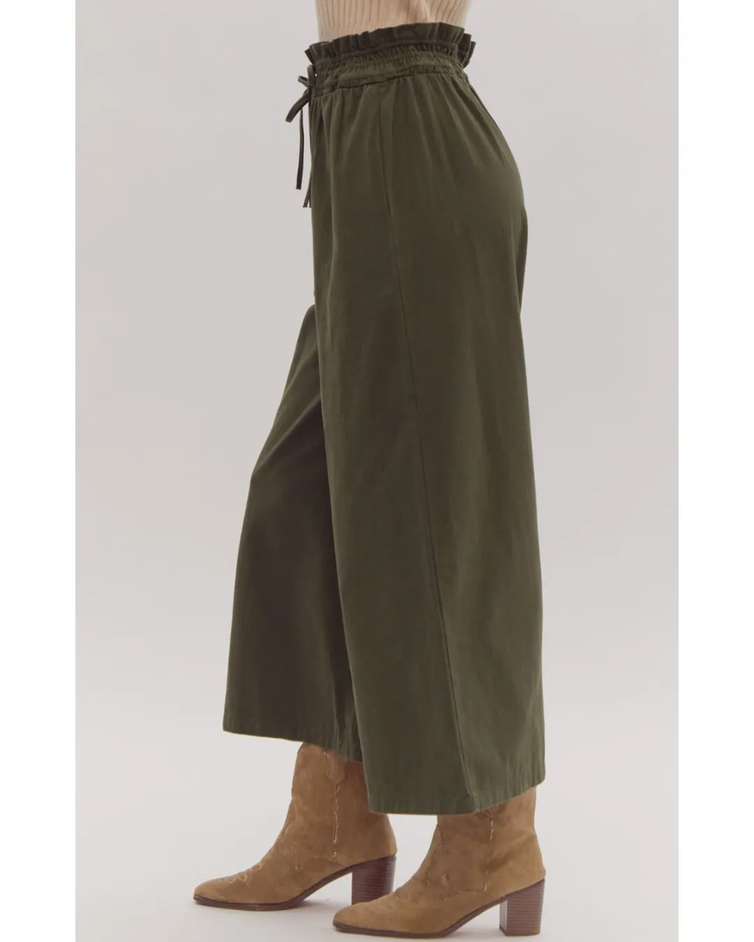 Brandy Pull On Pant Olive