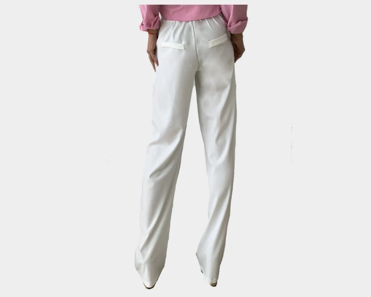 C1. White trouser Pants - The St. Barths