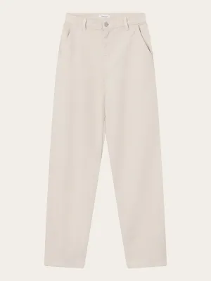 CALLA tapered mid-rise heavy twill workwear pant - Raw cotton