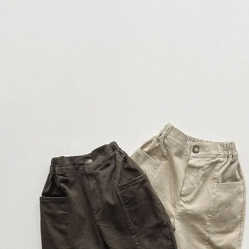 Casual Loose Solid Pants