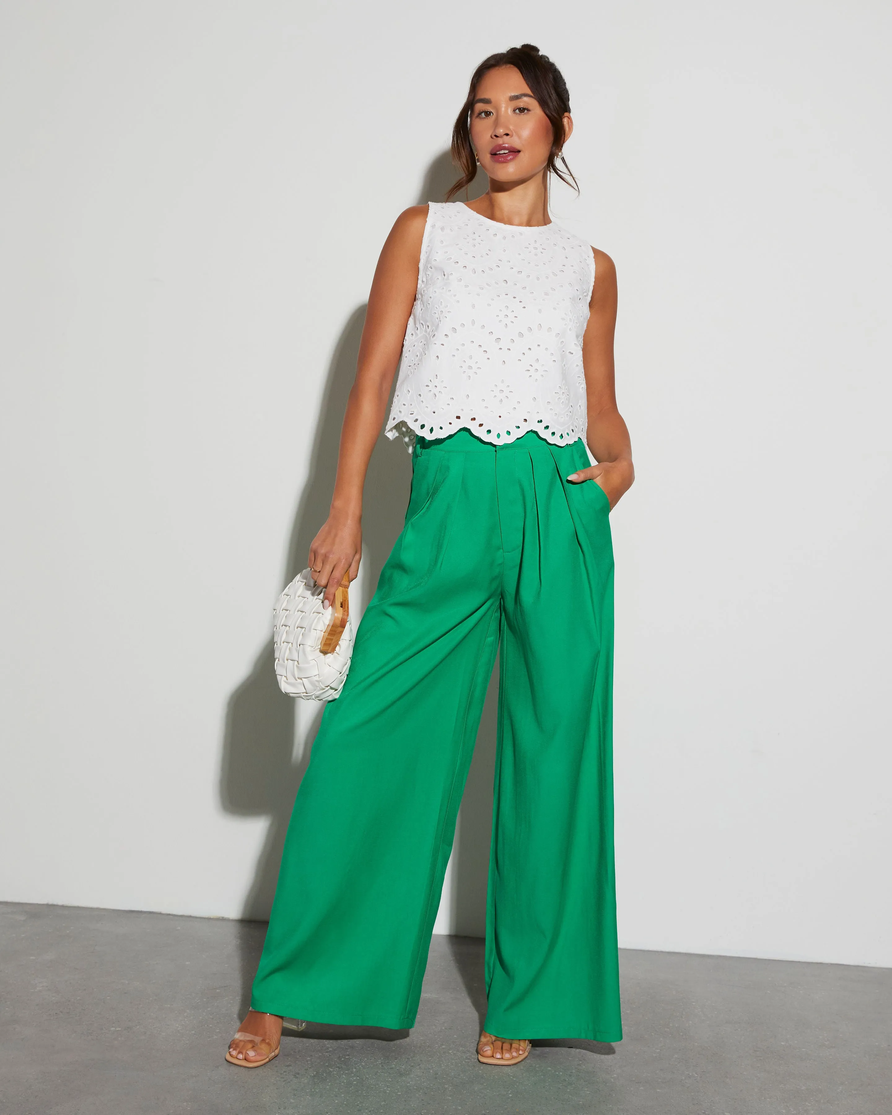 Charlie Wide Leg Trouser Pants