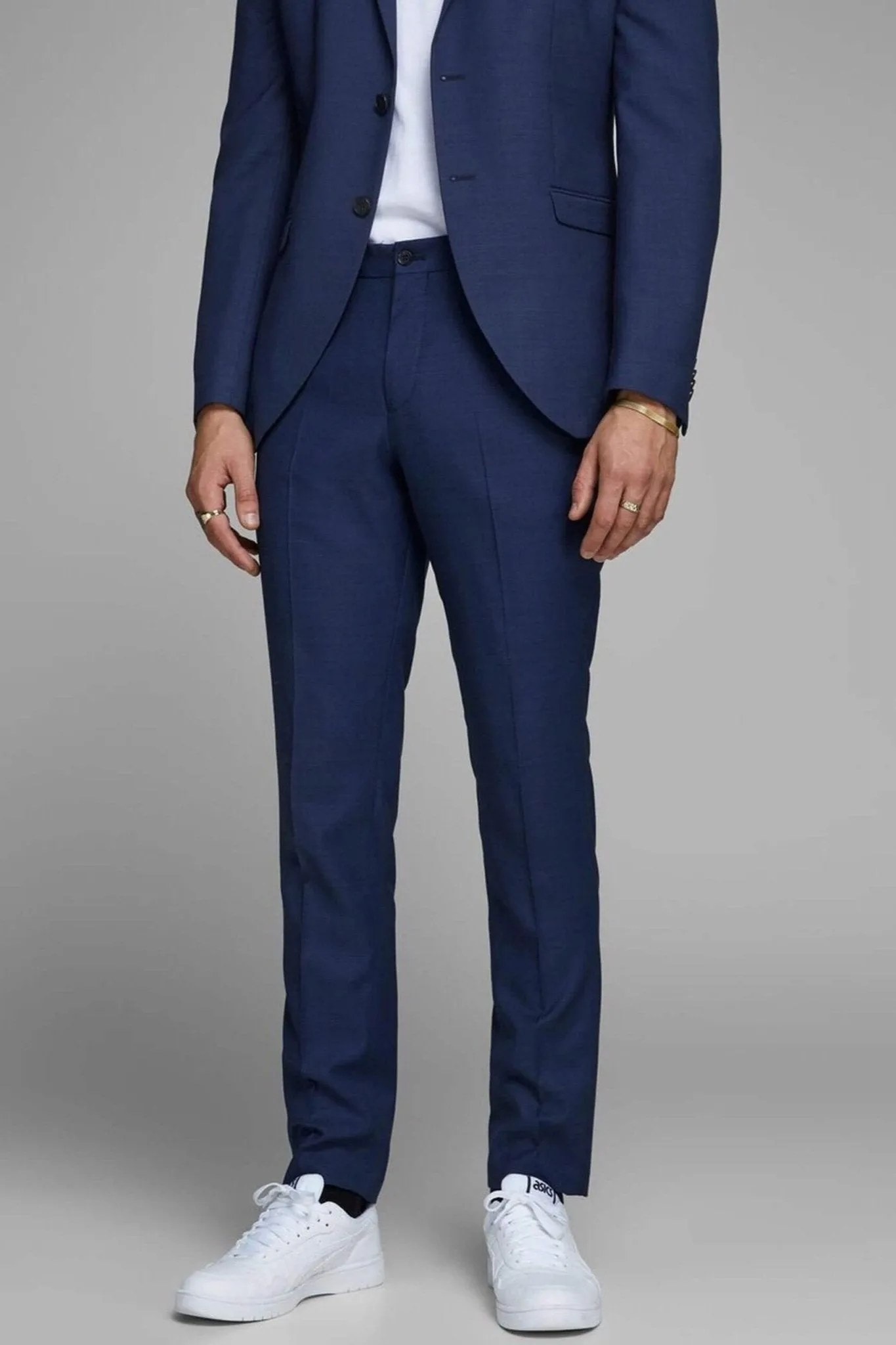 Classic Suit Trousers Slimfit - Medieval Blue