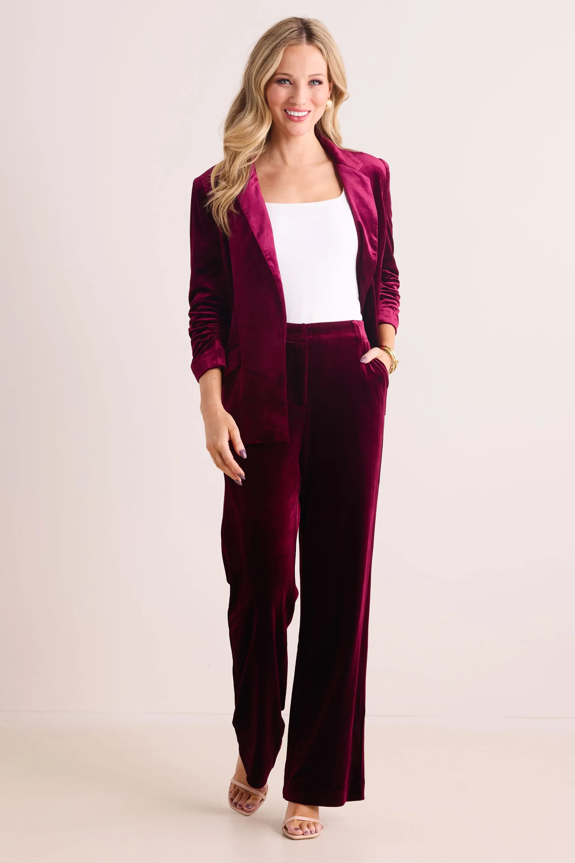 Dawn Pants- Burgundy