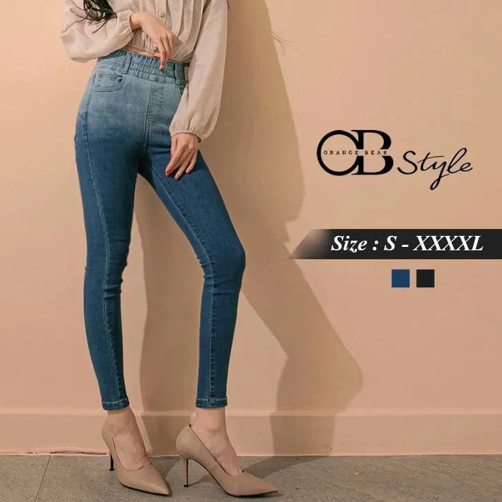 ELASTIC SKINNY SLIM JEANS