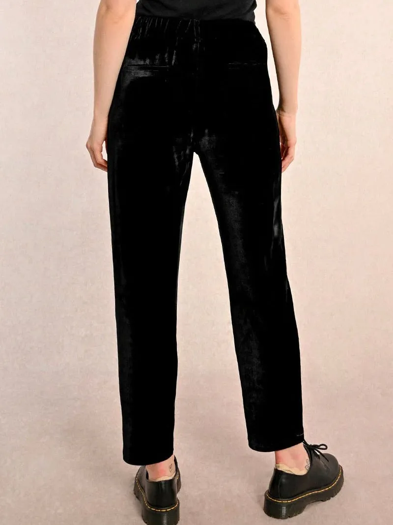 Elastic Velvet Pants