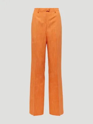 High-Rise Straight Leg Pants