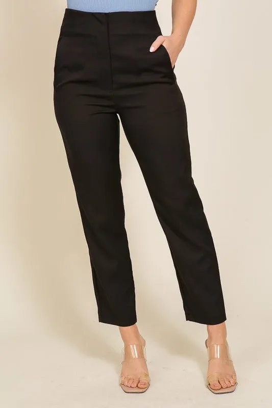 High Waisted Dressy Pants With Pockets