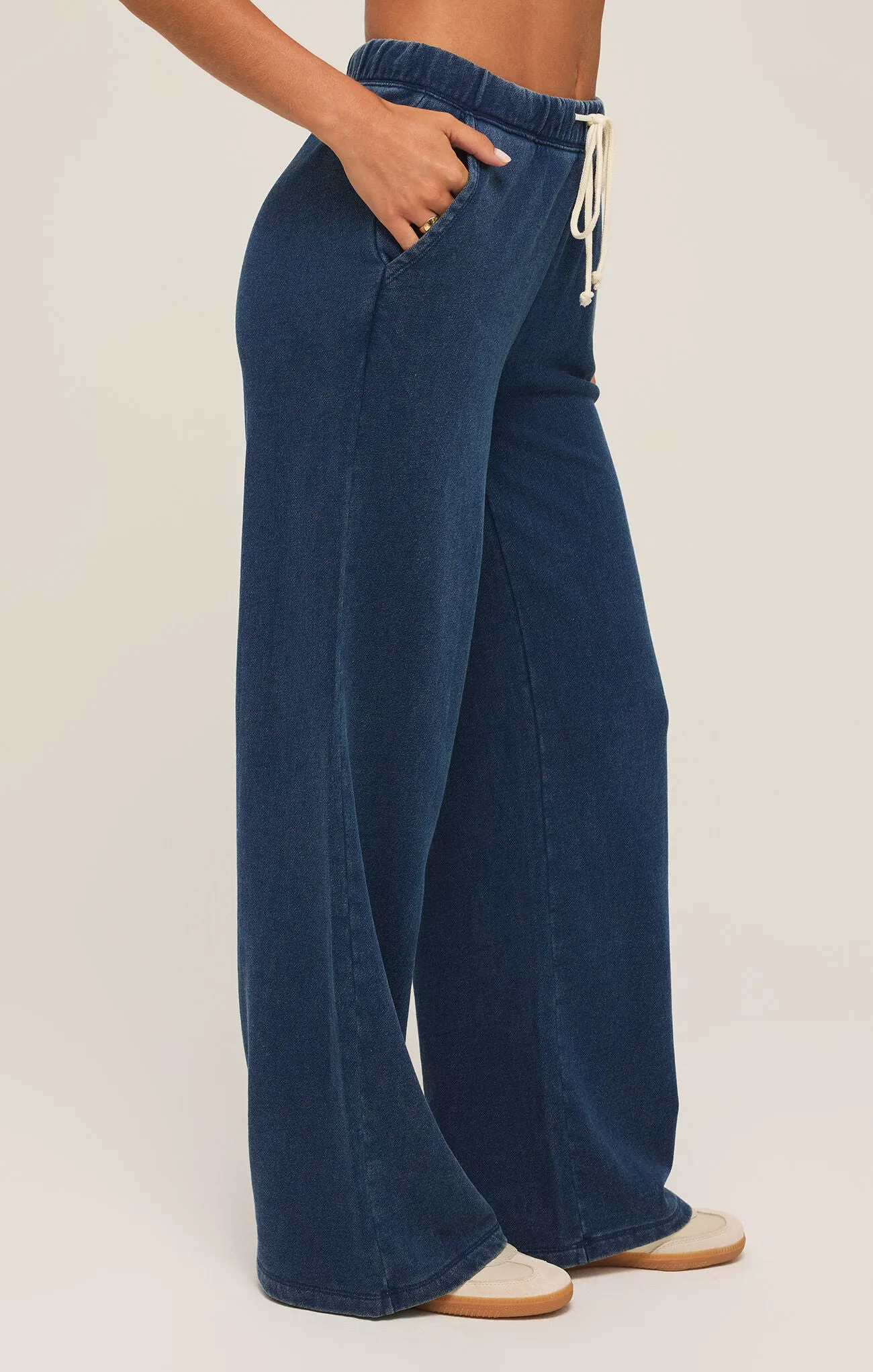 Hunter Knit Denim Pant | Indigo