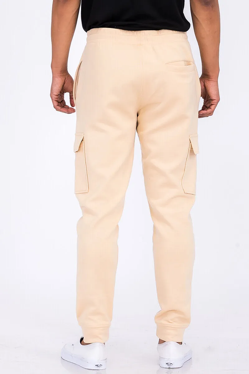 Khaki Cargo Jogger Sweats