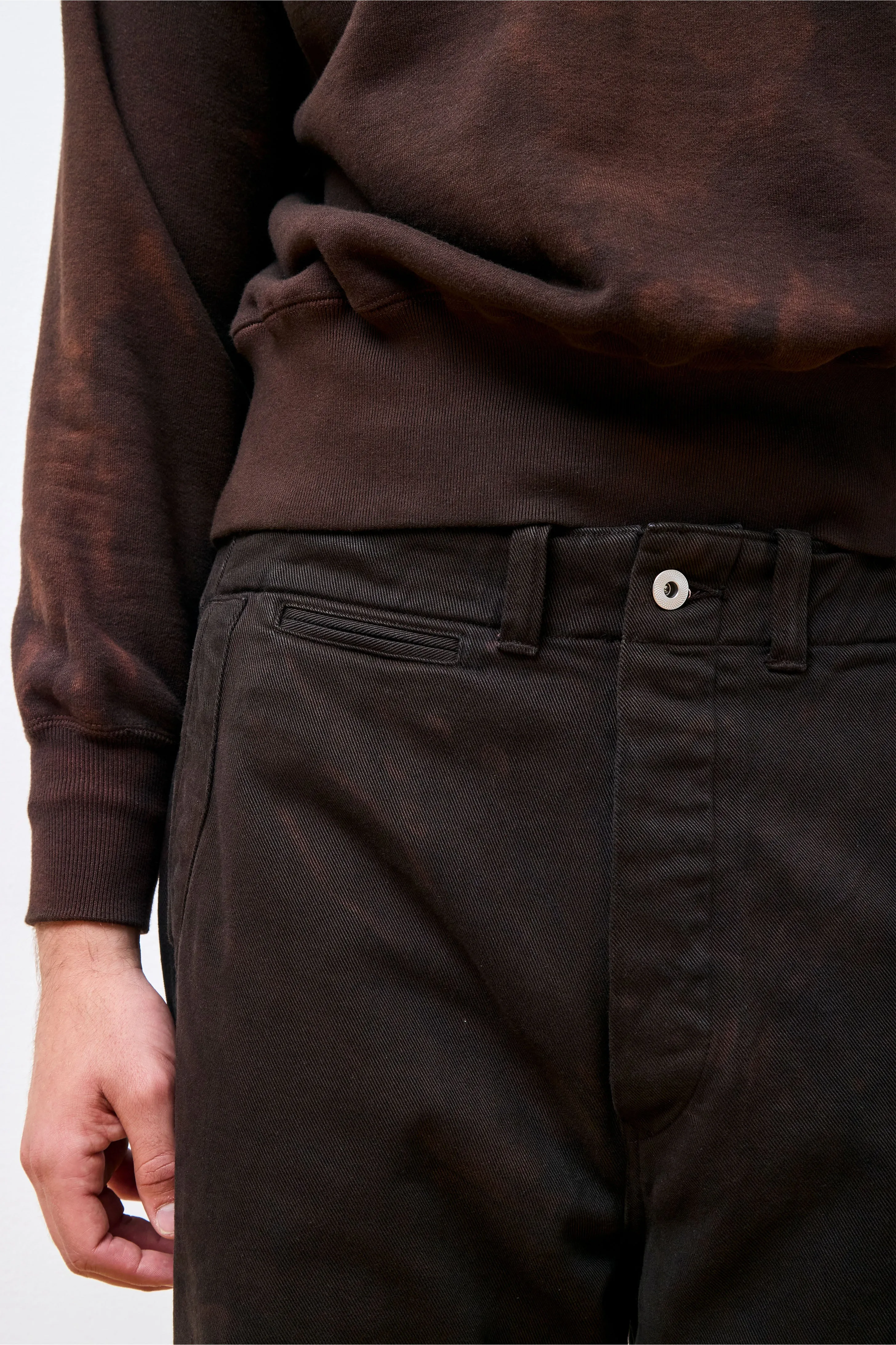 Lot.202 Engineer Trousers Mix Brown