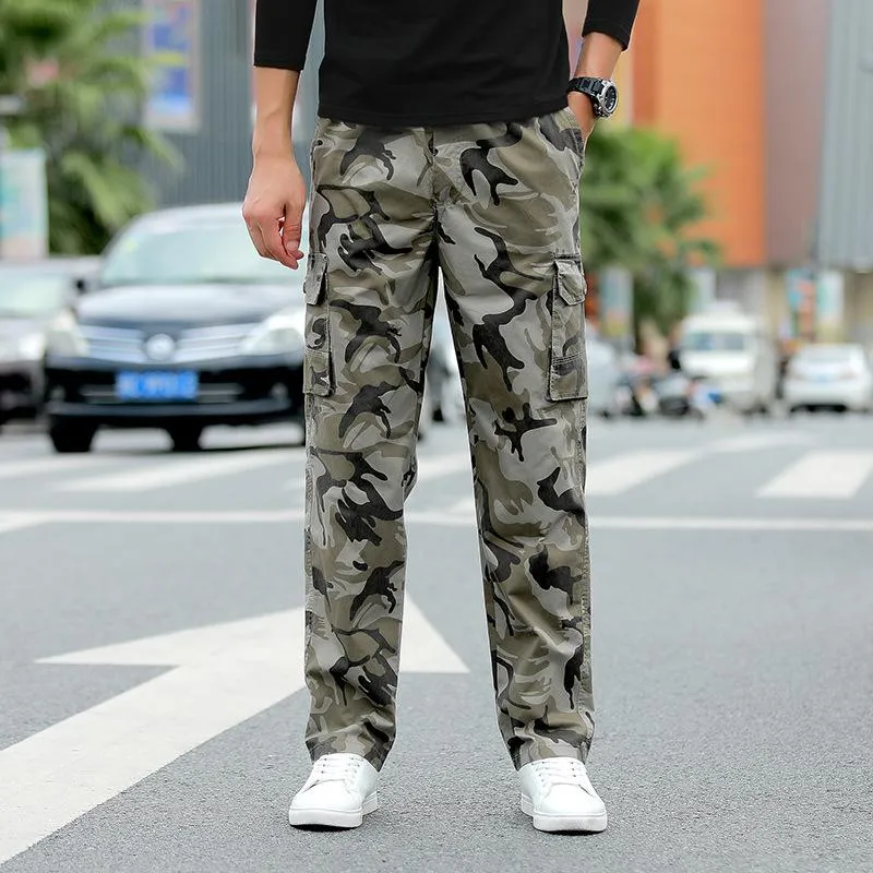 Men's Camouflage Overalls Casual Pants 11739450YM