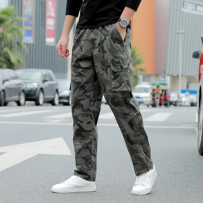 Men's Camouflage Overalls Casual Pants 11739450YM