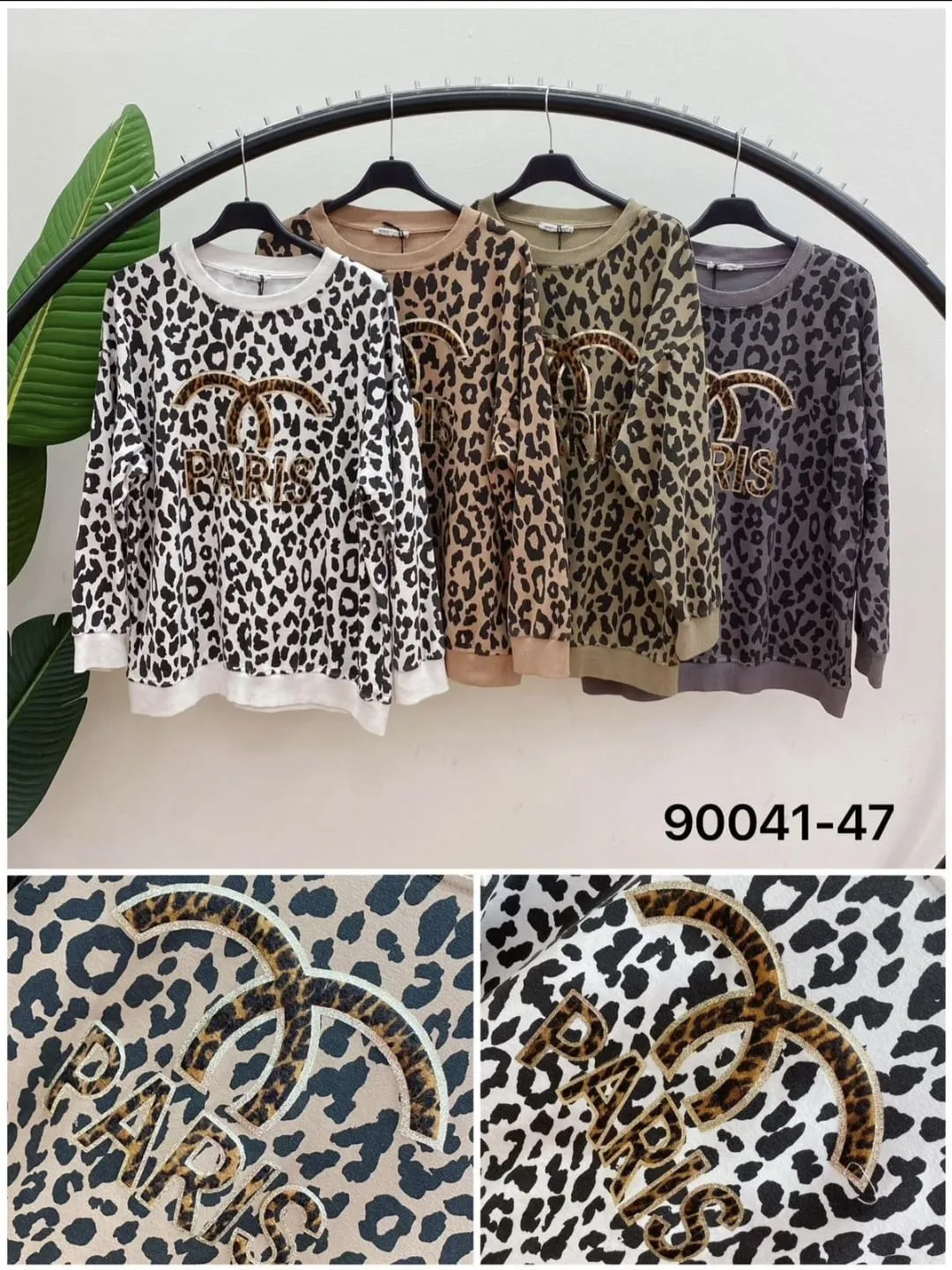 Paris Leopard Print Top