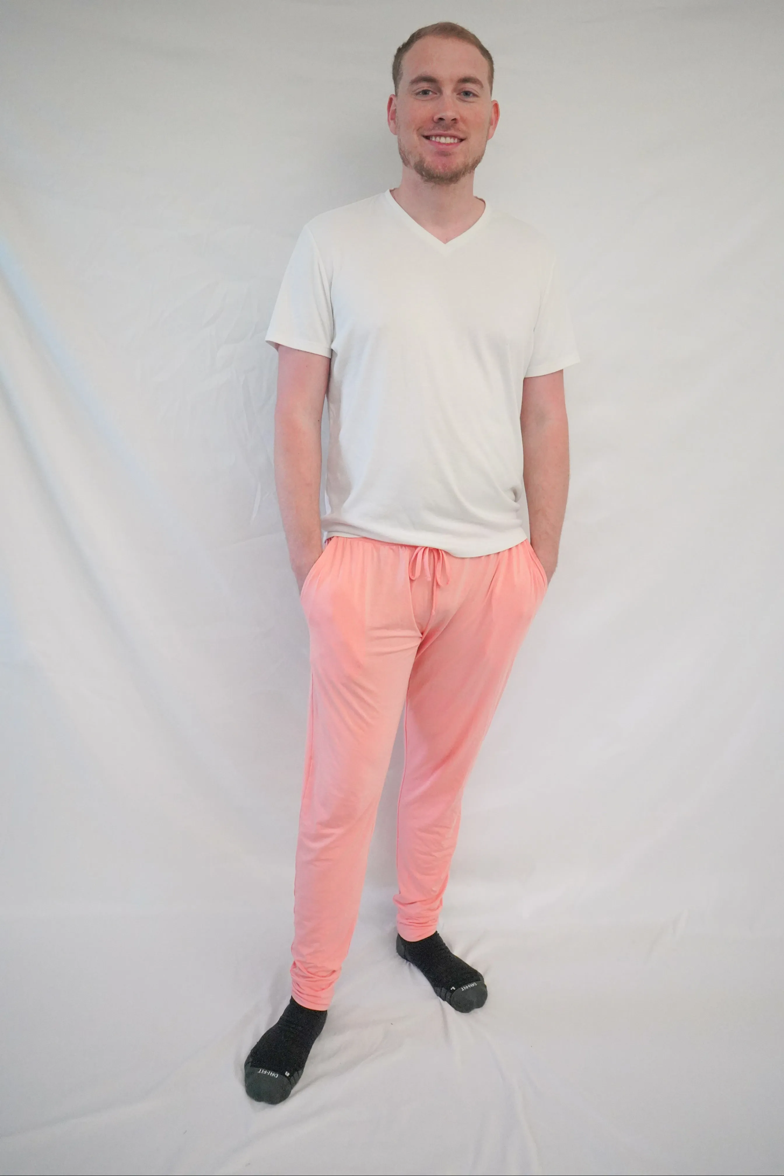 Peach | Tall Adult Joggers