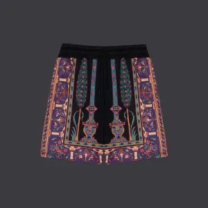 Persian Rug Sweatshorts Black