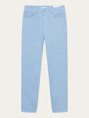 STELLA tapered Twill Pants - Airy Blue