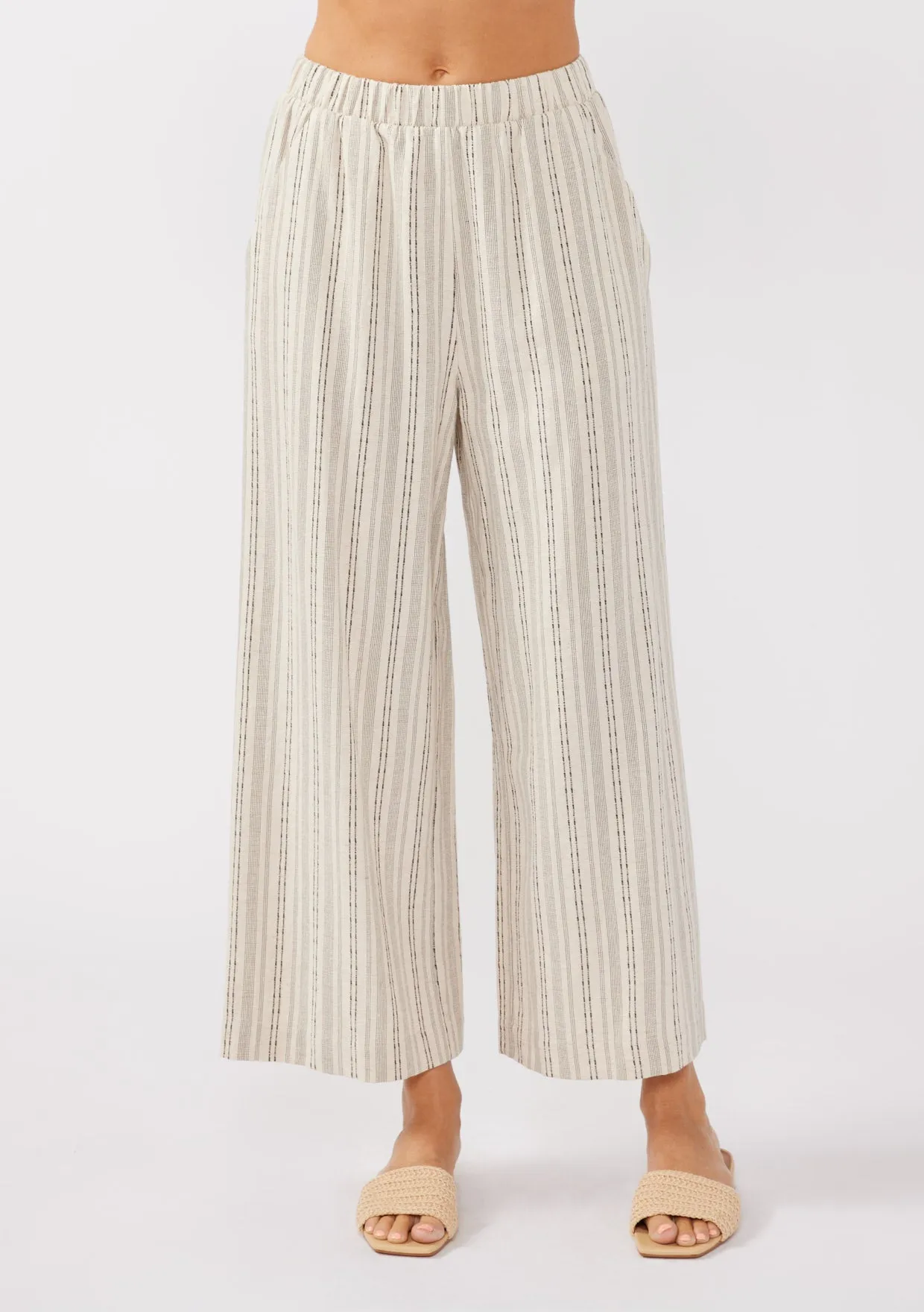 Stripe Straight Leg Pants