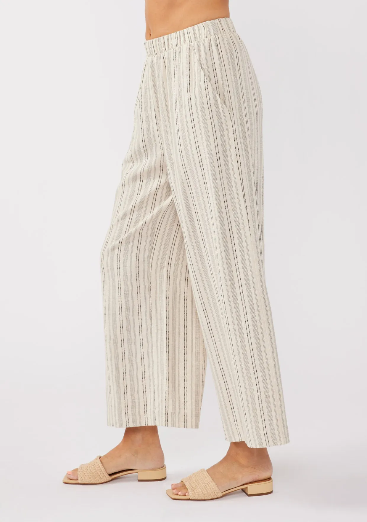 Stripe Straight Leg Pants