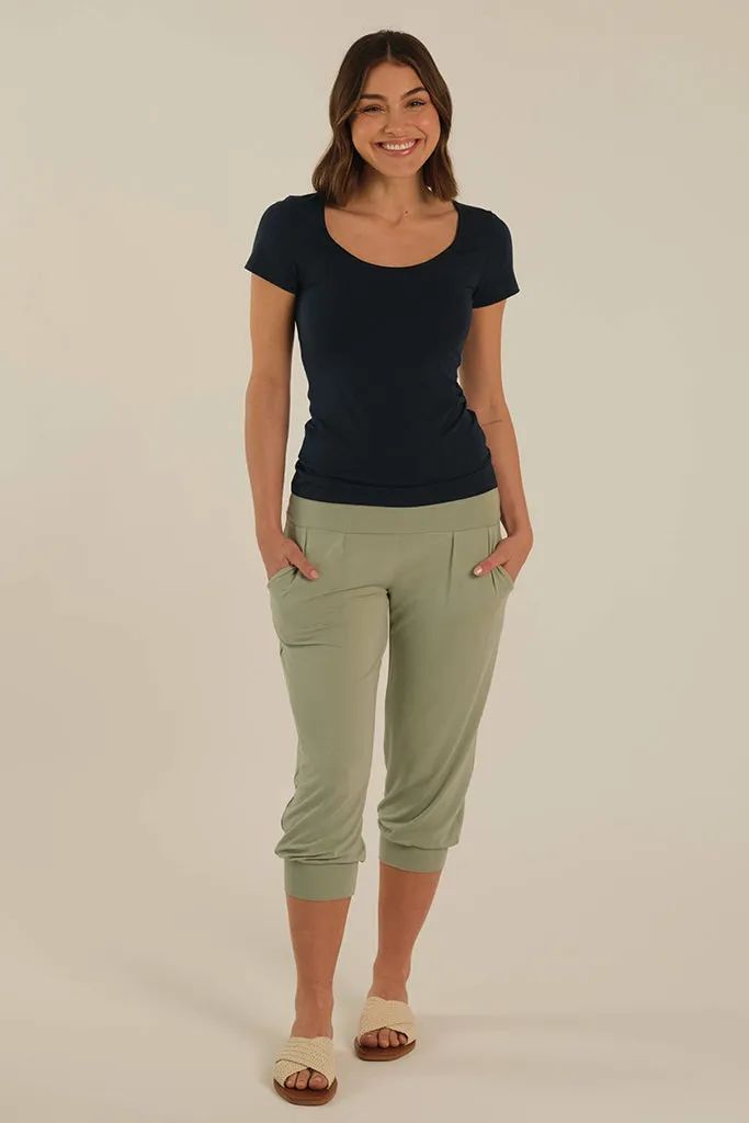 Summer Slouch Pant - Sage