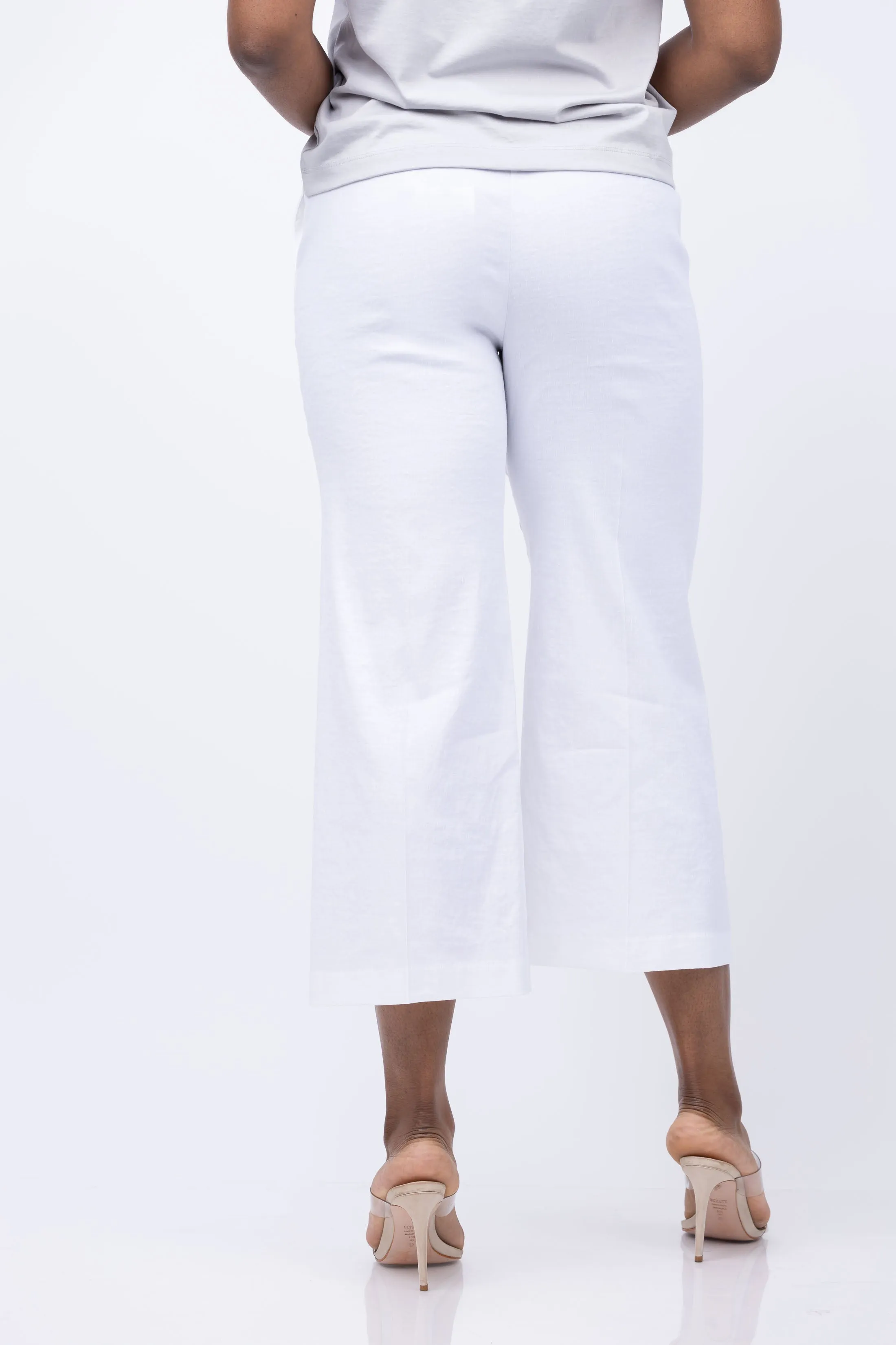 Theory Wide Leg Pants in White