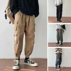 Trendy Multi-pocket Casual Pants Men