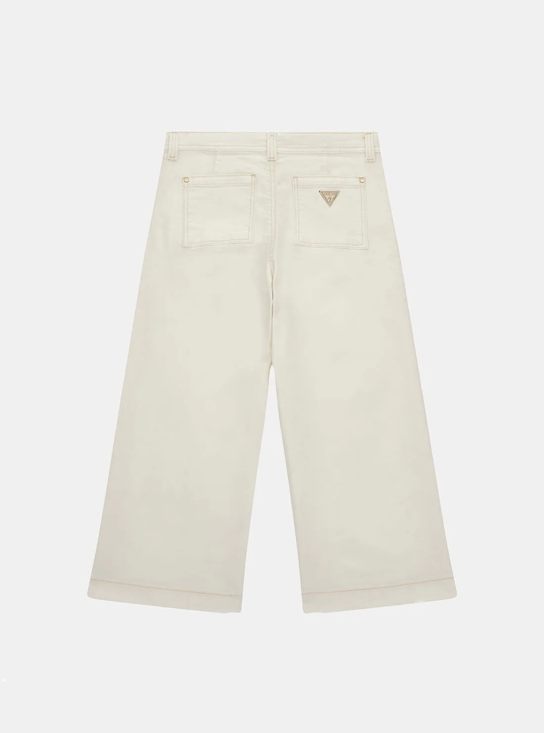 White Denim Culotte Pants (2-7)