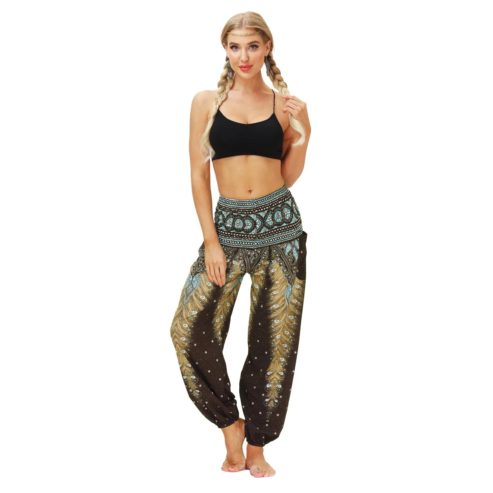 Zen Tie die Yoga Pants for Women